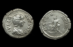 Julia Domna, Denarius, Cybele & Lions reverse